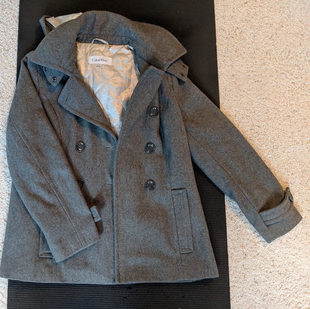 Calvin Klein wool pea coat